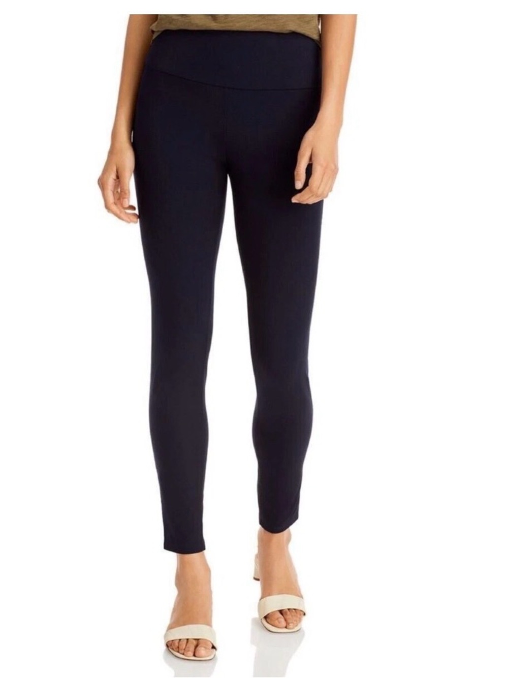 Theory yoke pant leggings eco new bistech navy ink (blue) size small